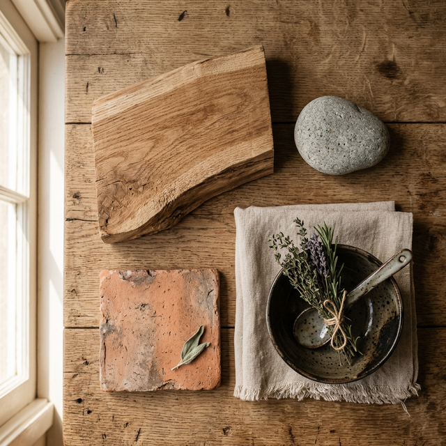 Legno, Pietra, Lino: Come i Materiali Naturali Cambiano il Tuo Benessere