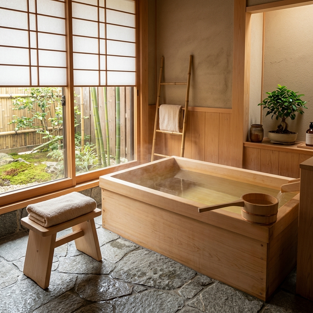 Bagno Giapponese Ofuro: Trasformare il Bagno in un Rituale Termale